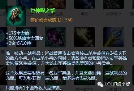 LOL辅助 （攻略）窃法之刃之唯一被动-贡品篇